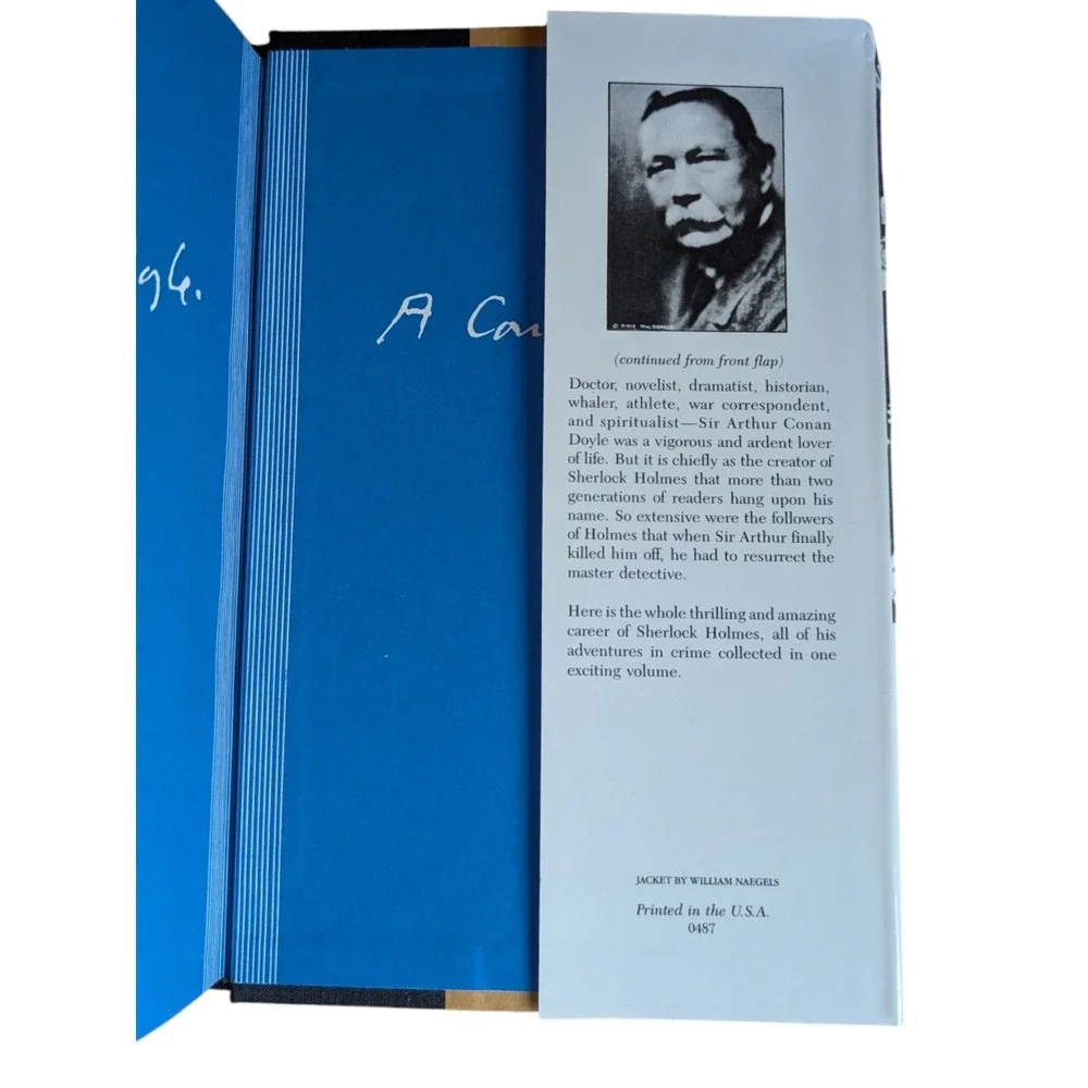 The Complete Sherlock Holmes Sir Arthur Conan Doyle Doubleday Hardcover Book